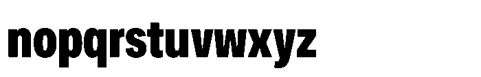 Sinar Grotesk Condensed Black Font LOWERCASE