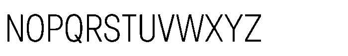 Sinar Grotesk Condensed Extra Light Font UPPERCASE
