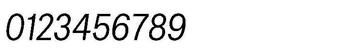 Sinar Grotesk Condensed Light Italic Font OTHER CHARS