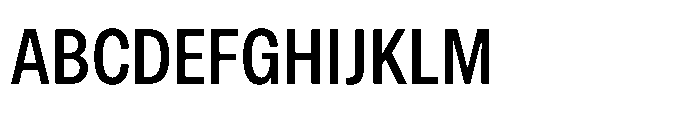 Sinar Grotesk Condensed Medium Font UPPERCASE