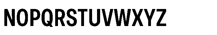 Sinar Grotesk Condensed Semi Bold Font UPPERCASE