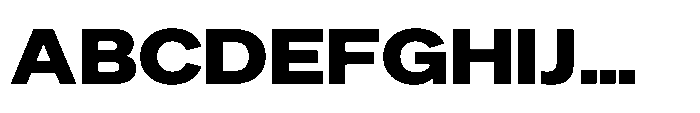 Sinar Grotesk Expanded Black Font UPPERCASE
