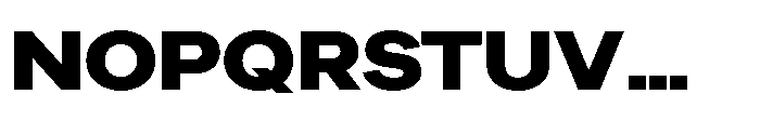 Sinar Grotesk Expanded Black Font UPPERCASE