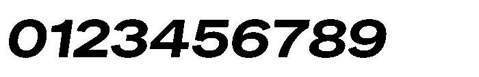 Sinar Grotesk Expanded Bold Italic Font OTHER CHARS