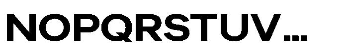 Sinar Grotesk Expanded Bold Font UPPERCASE