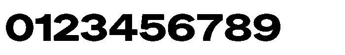 Sinar Grotesk Expanded Extra Bold Font OTHER CHARS