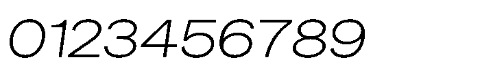 Sinar Grotesk Expanded Extra Light Italic Font OTHER CHARS