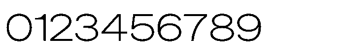 Sinar Grotesk Expanded Extra Light Font OTHER CHARS
