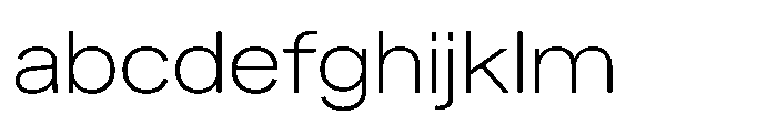 Sinar Grotesk Expanded Extra Light FONT