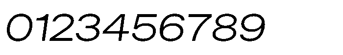 Sinar Grotesk Expanded Light Italic Font OTHER CHARS