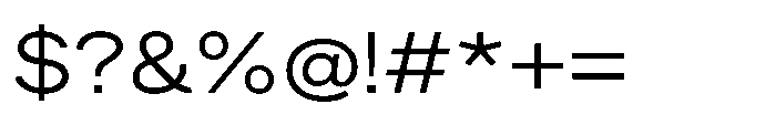 Sinar Grotesk Expanded Light Font OTHER CHARS