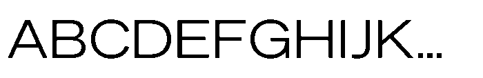 Sinar Grotesk Expanded Light Font UPPERCASE