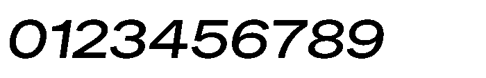 Sinar Grotesk Expanded Medium Italic Font OTHER CHARS
