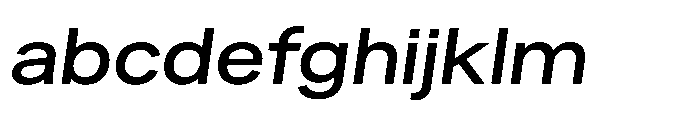 Sinar Grotesk Expanded Medium Italic FONT
