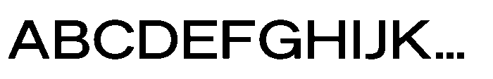 Sinar Grotesk Expanded Medium Font UPPERCASE