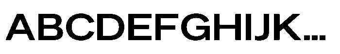 Sinar Grotesk Expanded Semi Bold Font UPPERCASE