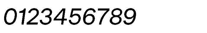 Sinar Grotesk Italic Font OTHER CHARS
