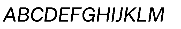 Sinar Grotesk Italic Font UPPERCASE