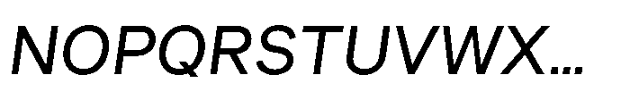 Sinar Grotesk Italic Font UPPERCASE