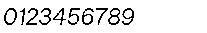 Sinar Grotesk Light Italic Font OTHER CHARS