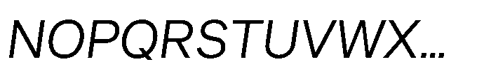 Sinar Grotesk Light Italic Font UPPERCASE