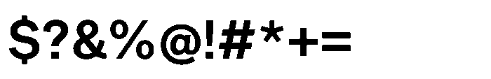 Sinar Grotesk Semi Bold Font OTHER CHARS