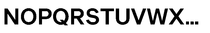 Sinar Grotesk Semi Bold Font UPPERCASE