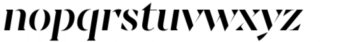 Sincerity Stencil Medium Italic Font LOWERCASE