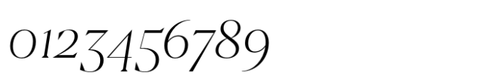 Sincerity Thin Italic Font OTHER CHARS