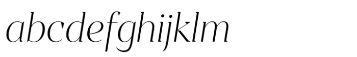Sincerity Thin Italic FONT