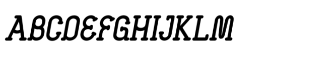 Sincky Italic Font UPPERCASE