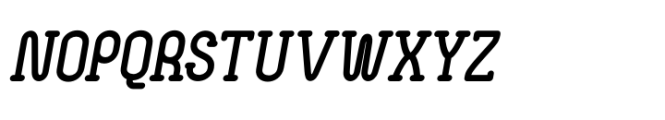 Sincky Italic Font UPPERCASE