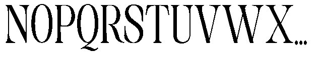 Sinclair Pro Obsession Bold Condensed Font UPPERCASE