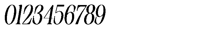 Sinclair Pro Obsession Bold Expanded Italic Font OTHER CHARS