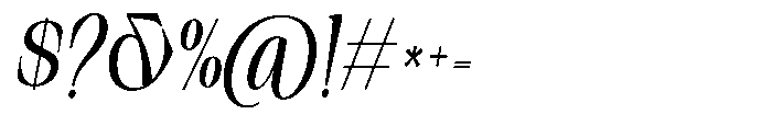 Sinclair Pro Obsession Bold Italic Font OTHER CHARS