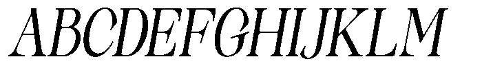Sinclair Pro Obsession Bold Italic Font UPPERCASE