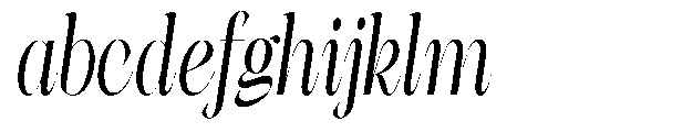 Sinclair Pro Obsession Condensed Italic FONT