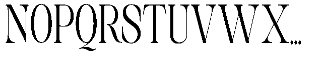 Sinclair Pro Obsession Condensed Font UPPERCASE