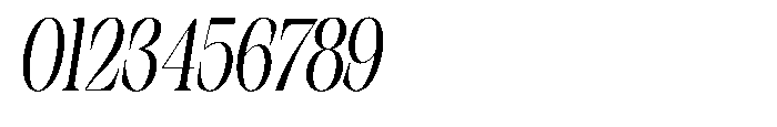 Sinclair Pro Obsession Expanded Italic Font OTHER CHARS