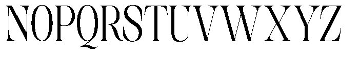 Sinclair Pro Obsession Expanded Font UPPERCASE