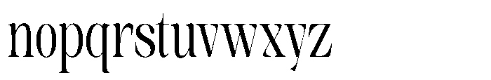 Sinclair Pro Obsession Expanded Font LOWERCASE