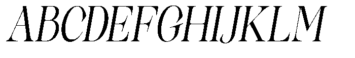 Sinclair Pro Obsession Italic Font UPPERCASE