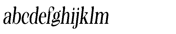 Sinclair Pro Obsession Semi Bold Expanded Slanted FONT