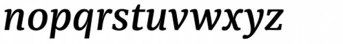 Sindelar Medium Italic Font LOWERCASE