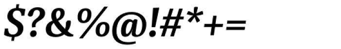 Sindelar SemiBold Italic Font OTHER CHARS