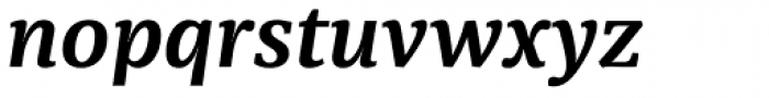 Sindelar SemiBold Italic Font LOWERCASE