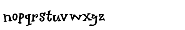 Sing Along Regular Font LOWERCASE
