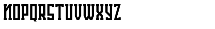 Singa Bold Slab Font LOWERCASE