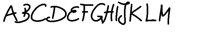 Singbird Script Bold Font UPPERCASE