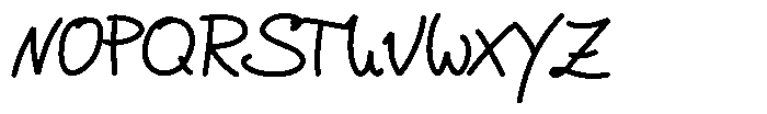 Singbird Script Bold Font UPPERCASE